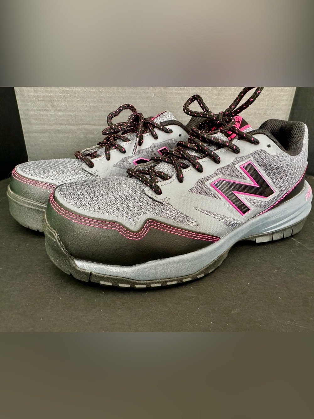 New Balance Industrial 589 Shoes Womens 10 Gray Safety Toe Work No Insoles